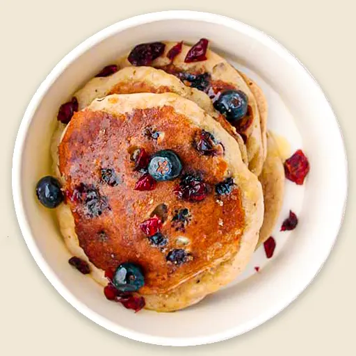 Blueberries pancake