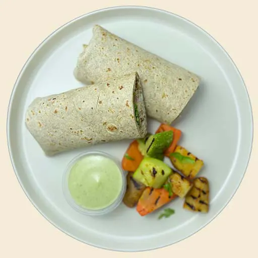 Halloumi chicken wrap