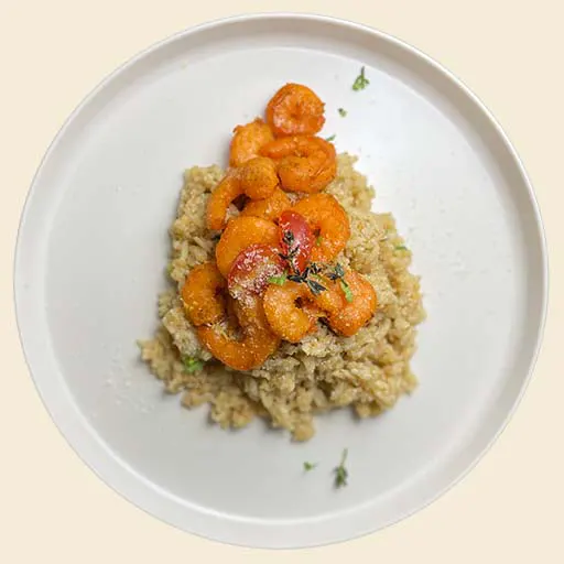 Shrimp risotto