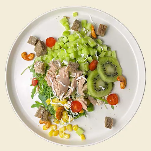 Tune gherkins salad