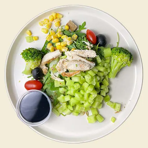 Veg protein salad